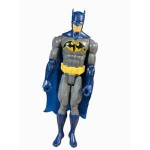 Batman 11-1/2" Action Figure Collectible Superhero Toy Mattel Blue Cape
